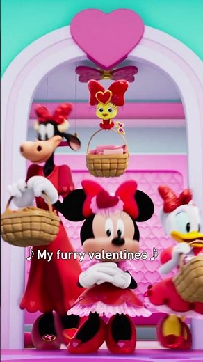 MY FURRY VALENTINES!!!! 🎤🩷 | Minnie's Bow-Toons: Pet Hotel | Disney Jr.