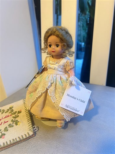 Monday's Child, Madame Alexander, 8" Doll, Vintage, Paperwork, Colourful, One of a Kind, Dolls, Crafts - Etsy