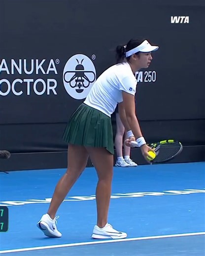 GMA Sports on Instagram: "DO YOUR THING, ALEX! 🇵🇭 LOOK: Filipina tennis ace Alex Eala and partner Iva Jović showed their might against tennis veterans Venus Williams and Elina Svitolina in their 2026 ASB Classic matchup! Eala and Jović have advanced to the quarterfinals after besting the pair, 7-6, 6-1. Follow #GMASports for more updates. 🎥: WTA, ASB Classic / Instagram"