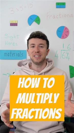 How to multiply fractions! 💡 You’ll want to save this one so the oldest child in the house can revise this method 🚨 #mathstuition #parentingtips #homeworkhelp #primaryschool | Primary School Online