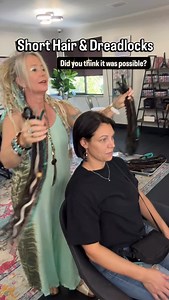 Short hair & Dreadlocks 👉 did you think it was possible? Yes we did 🎉 Sarah came in for her big transformation…and ohhh myyy, it was so worth it 🤩 She went ALL in for a full set temporary dreads & braids. 🩵 thank you Sarah for trusting me with your hair in my hands 🙏🏻 #shorthair #pixiecut #haircut #hairgrowth #temporarydreads | SaltyDreads