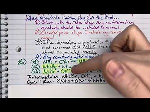 AP Chemistry Unit 5.9 Pre-Equilibrium Approximation Lecture