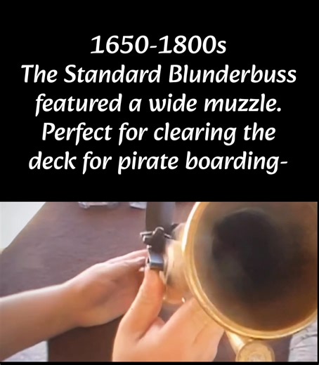Blackbeard’s Blunderbuss — The Thunder Gun When Blackbeard ruled the seas in the early 1700s, fear was his first weapon… But thunder was his second. In the Pirate & Treasure Museum, we display a blunderbuss of the same make and model recovered from his flagship, Queen Anne’s Revenge (lost in 1718). This was the kind of weapon that ended fights in seconds—no careful aiming required. Blunderbuss originates from a Dutch word… Donderbus. Which translates into Thunder Box or Thunder Gun. The original
