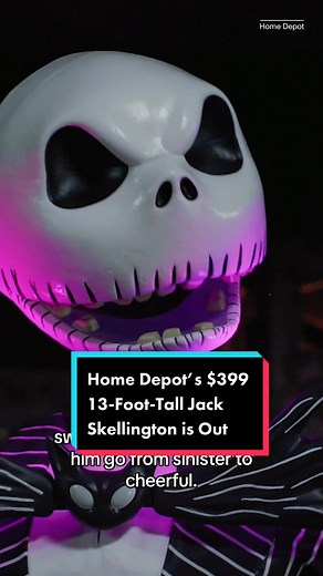Home Depot's 13-Foot Jack Skellington Animatronic is Out!
