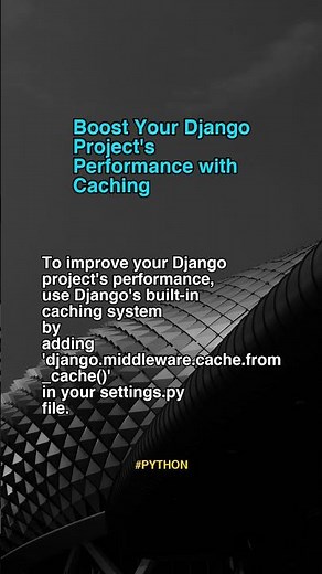Boost Your Django Projects Per