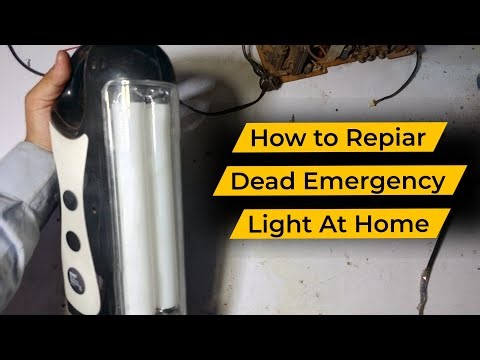 How To Repair Emergency Light Repair At Home | Easy Steps