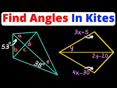 Find Angles in a Kite | Geometry | Eat Pi
