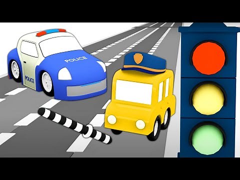 5 episodios más vistos de los 4 coches coloreados: dibujos animados