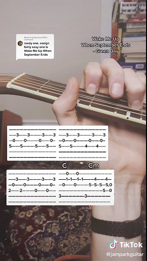 Green Day - Wake Me Up When September Ends Guitar Tutorial