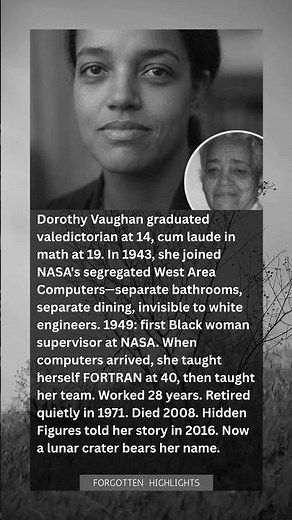 Dorothy Vaughan: NASA's First Black Supervisor Who Taught Herself FORTRAN—Then History Forgot Her