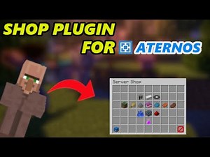 How To Add Economy Shop GUI Plugin in Aternos Server in 1.19 | Full Tutorial | EconomyShopGUI Plugin