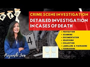 Crime scene investigation in cases of death | Search methods | Forensic Science | UGC-NET,B.Sc., MSc