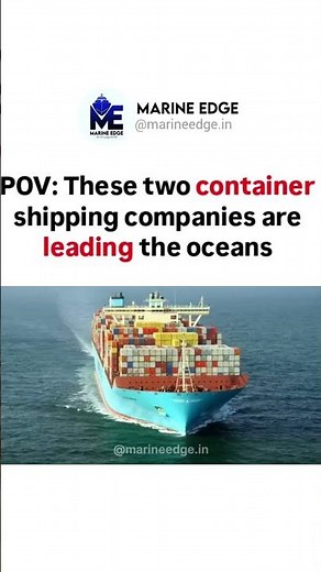🌊 MSC 🤝 Maersk | Ruling the seas, one container at a time 🚢🔥Where global trade meets ocean power 🌍⚓