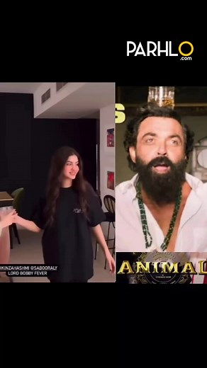 Kinza Hashmi recreates Bobby Deol's dance #jamalkudu #kinzahashmi #sabooraly #aliansari #bobbydeol