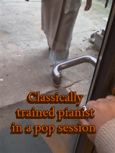 Classically Trained Pianist Joins Pop Session
