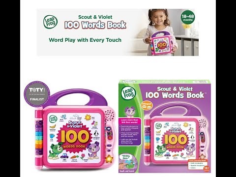 Leapfrog Scout and Violet 100 Words Book- for Toddlers and Up!