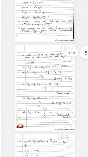| Class 10th science | ch-4 notes | Carbon and its compounds |#ncert #handwritten #viral