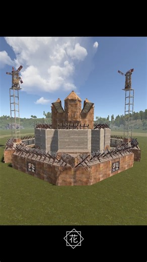 XkEVV | 2X2 RUST BASE with CHINAWALL #rust #rustbasedesign #rustbase #rustgame #rustclips