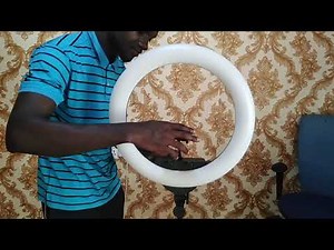 Unboxing And Assembling Of RGB ring light With Stand For Smart Agro Videos