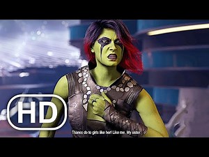 Gamora Cries Over Killing Nebula Scene 4K ULTRA HD - Guardians Of The Galaxy
