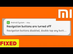 Fix Redmi - Navigation Buttons are Turn Off Problem || 2023