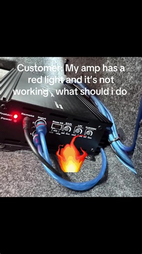 Fixing Your Car Amplifier's Red Light Issue