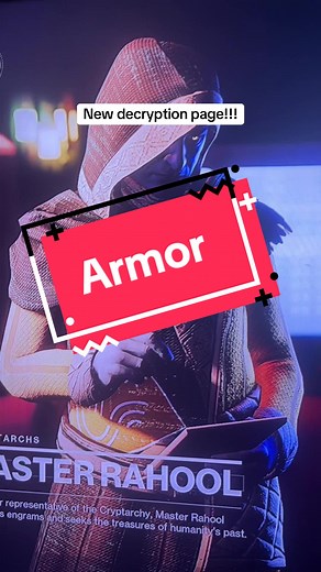 Unlocking New Decryption Page for Exotic Armor in Destiny 2
