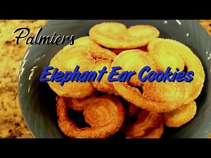 Easy Palmier .... Elephant Ear.... Cookies 2 ingredients