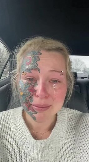 Woman Cries After Getting Face Tattoo:
