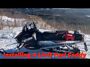 How To Install A LinQ Fuel Caddy And Dash Bag On A 2017 Ski-Doo Renegade 600.
