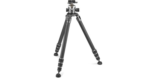 Gitzo Systematic Series 4 Carbon Fiber Tripod with Arca-Type Series 4 Center Ball Head with Lever Release