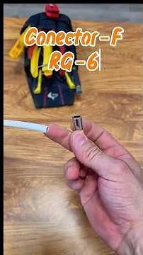 Conector RG6 FÁCIL y RÁPIDO ⚡