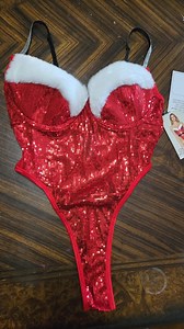 Sequin High Cut Teddy W/ Belt - Etsy