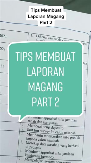 Tips Membuat Laporan Magang yang Baik dan Benar