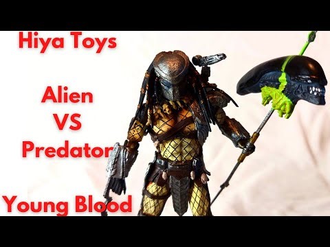 Hiya Toys Exquisite Mini Alien VS Predator Young Blood review