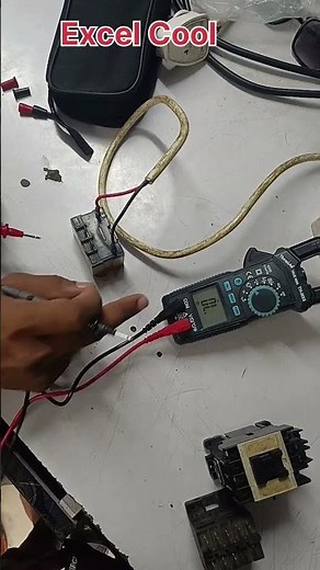 mitsubishi Ac contactor checking || #airconditioner #electronic #electrical #contactor