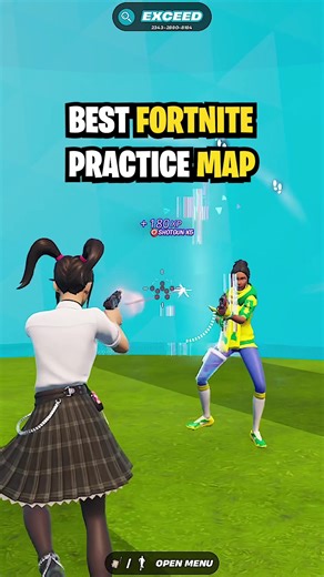 BEST Practice Map..🎯 #fortnite #fortnitetips #fortnitepractice