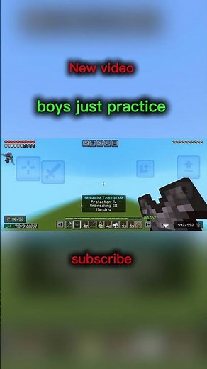 Elytra + Mace Practice | Mastering Aerial PvP in Minecraft