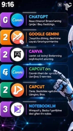 Top 5 Free AI Tools for Creators 🔥 #nextgenai #motivational