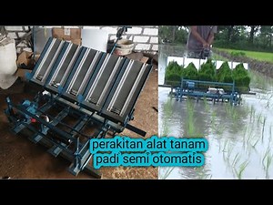 assembly of semi-automatic rice planting equipment