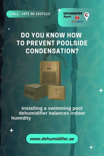 How to stop condensation in indoor pool rooms