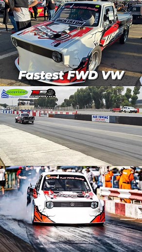 2.2K views · 674 reactions | Scott Wyness drops an 8-second pass — officially the Fastest FWD VW!  Huge respect to the team, this is serious FWD history being made.  Photo credit Frankys FunkyFotos | Saeed Japspec Salie | Facebook