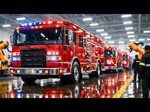 Pierce Volterra Electric Fire Truck Factory Tour (Full Build) | 2026