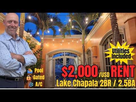 $2,000 Lake Chapala Rental 🇲🇽 | 2 Bed / 2.5 Bath in Gated Community – Pool, A/C, Utilities Included