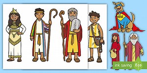 Vacation Bible School: Old Testament Heroes Stick Puppets