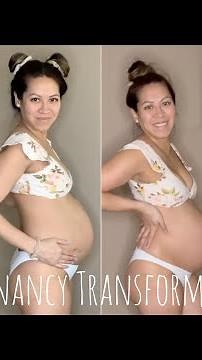 Pregnancy Transformation — Week-by-Week belly bump progression — Nikolai Rene Ramirez