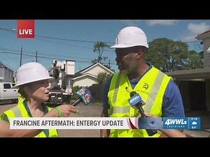 Entergy New Orleans gives update on power restoration