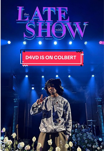 Coachella dives to late-night vibes. Don’t miss @d4vd on #Colbert! #d4vd #music #feelit #coachella