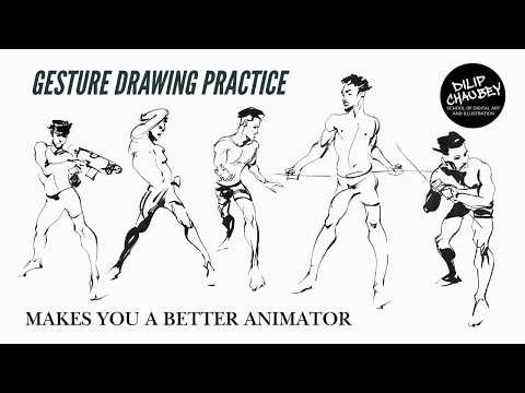 Gesture Drawing Practice | Become a Better Animator | Dilip Chaubey School of Art