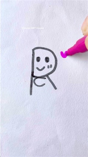 Cute art 💖 #art #painting #shorts #youtubeshorts #satisfying #creative #trending